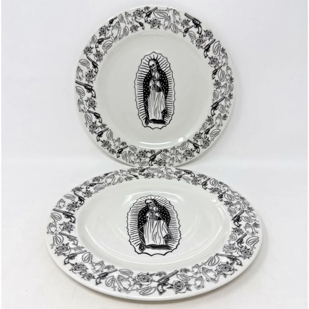 2 VTG Churchill Santa Muerte Plates 8